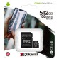 Card memorie Kingston Canvas Select Plus, microSD, 512 GB, Clasa 10